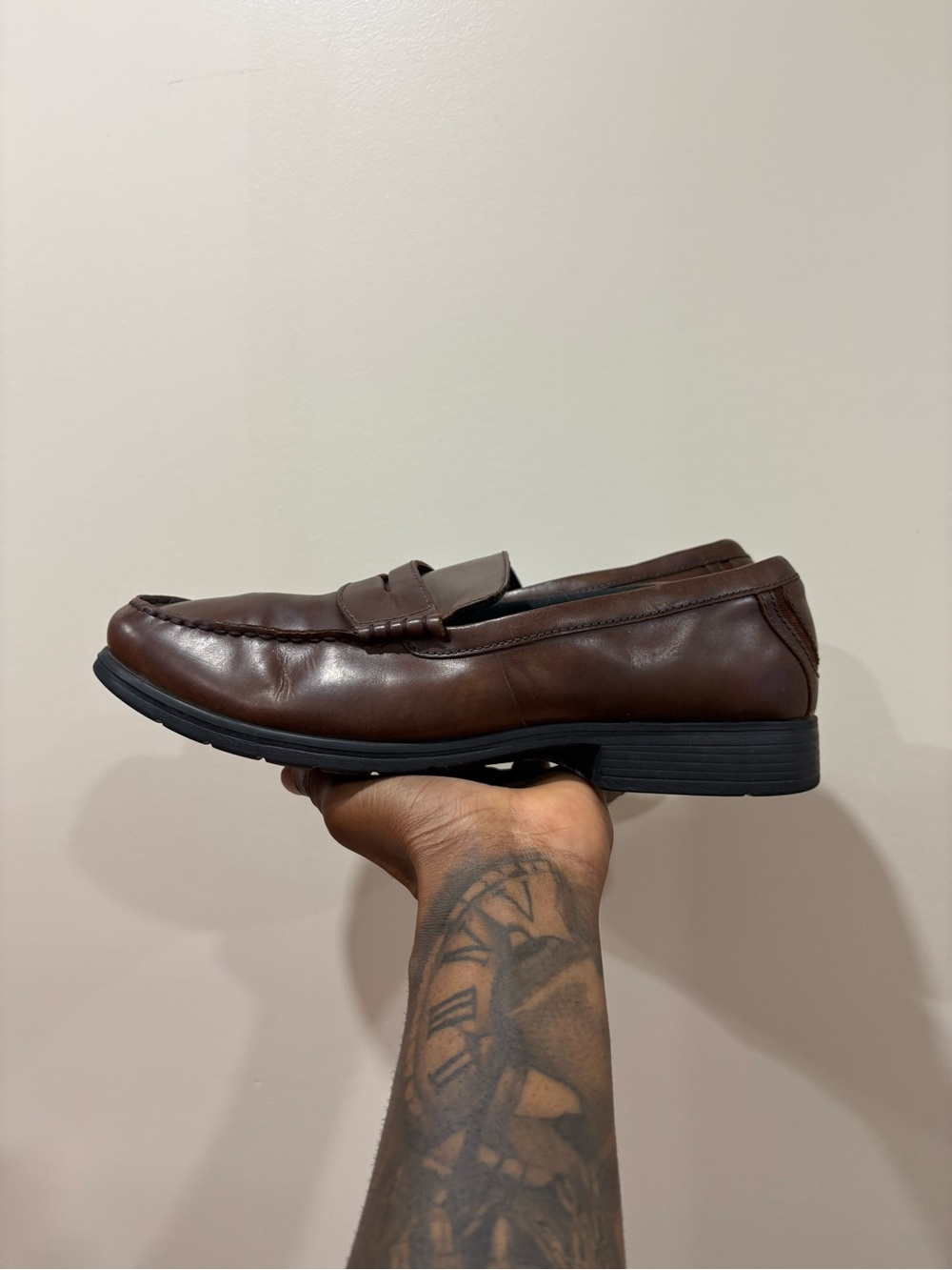 Vintage Bostonian Leather Penny Loafers